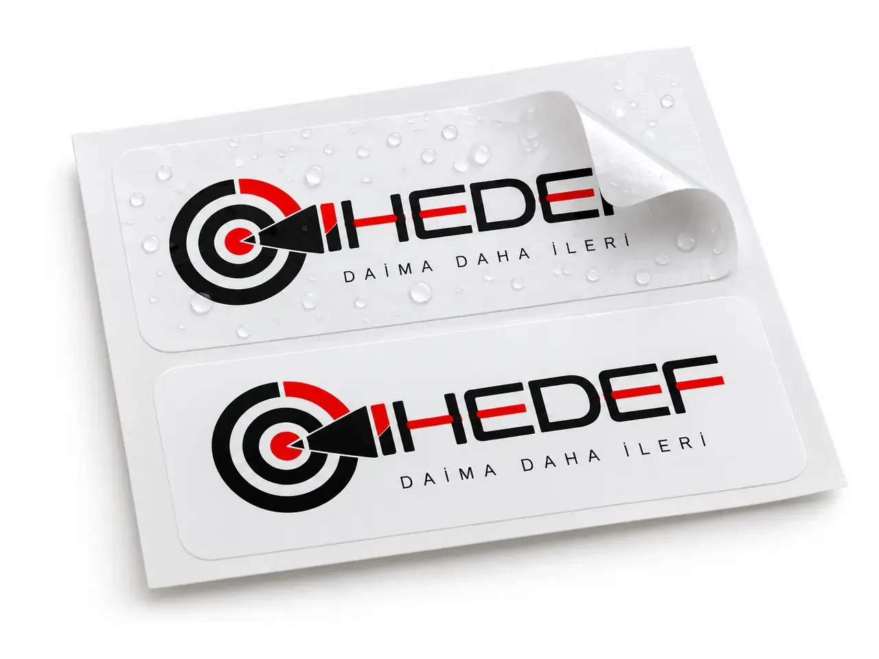 Suya Dayanıklı Opak Sticker